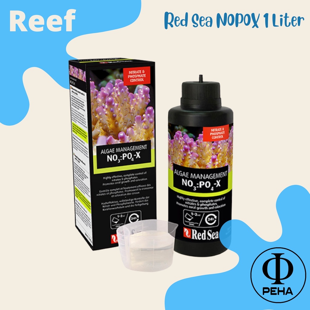 Red Sea NOPOX - Redsea NO PO X - Algae Management NO3: PO4-X 1 ลิตร