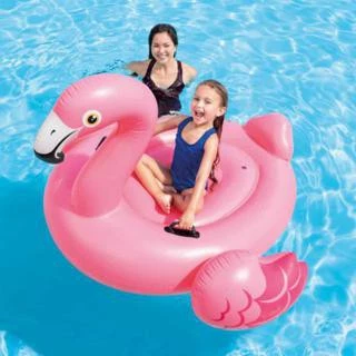 แพยางเป่าลมนกฟลามิงโก้ ขนาด 1.47 x1.37 x0.97 ม. พร้อมส่งค่ะ สวยมาก งานดีเวอร์ Pool float มีเครื่องสูบลมให้เลือกด้วยค่ะ
