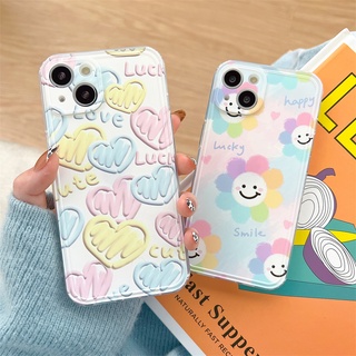 เคส Compatible for Iphone 11 12 13 Pro Max X Xs Max Xr 7 8 Plus ซิลิกาเจล ยิ้ม น่ารัก เคสไอโฟน7 เคสซิลิโคน Iphone