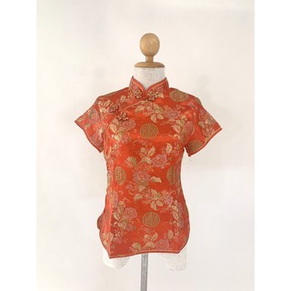 เสื้อกี่เพ้าผู้ใหญ่ เสื้อคอจีน เสื้อตรุษจีน(คละลาย)