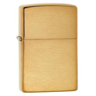 Zippo 168 Armor Brushed Brass ของแท้ Made in USA