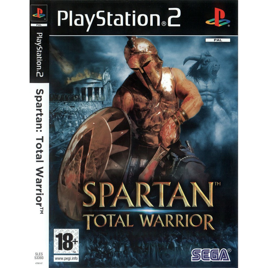 จอยเกมส์ ps2 แผ่นเกมส์ ps2 แผ่นเกมส์ Spartan Total Warrior PS2 Playstation 2 คุณภาพสูง ราคาถูก