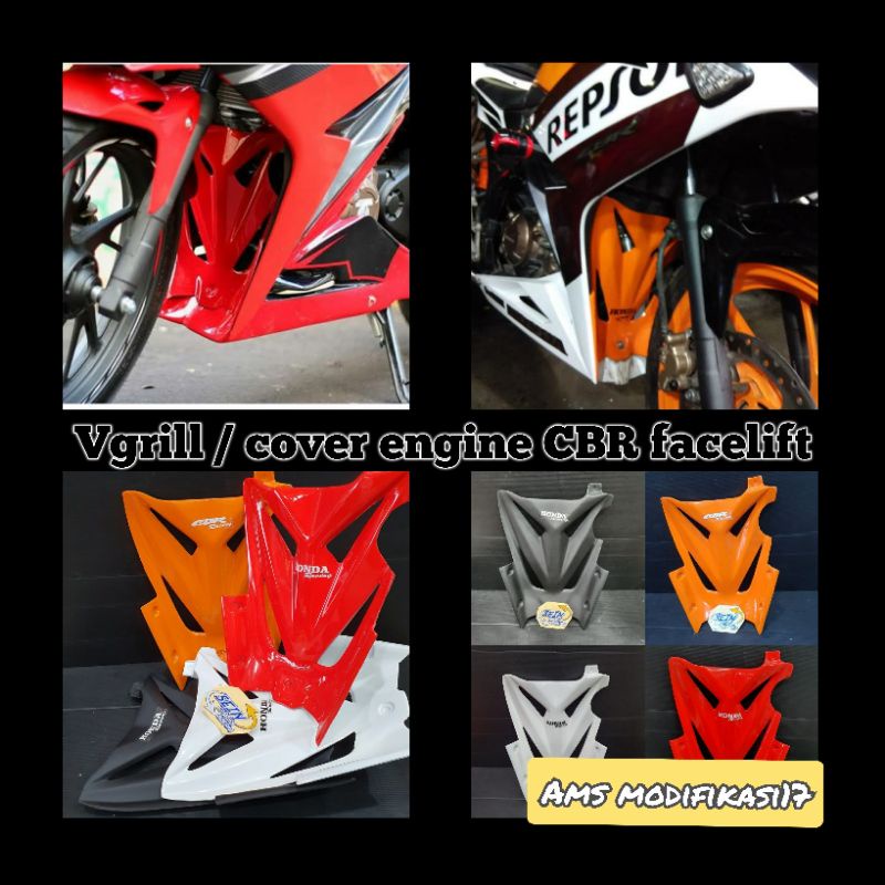 ฝาครอบเครื่อง MESIN V Grill, CBR 150 facelift ตัวป้องกันเครื่องยนต์