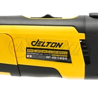 DELTON เครื่องตัด, ขัด, เซาะ Multifunction Tool เครื่องตัดเซาะปูนยาแนว ตัดกระเบื้อง ตัดไม้ 450W รุ่น IMT-450