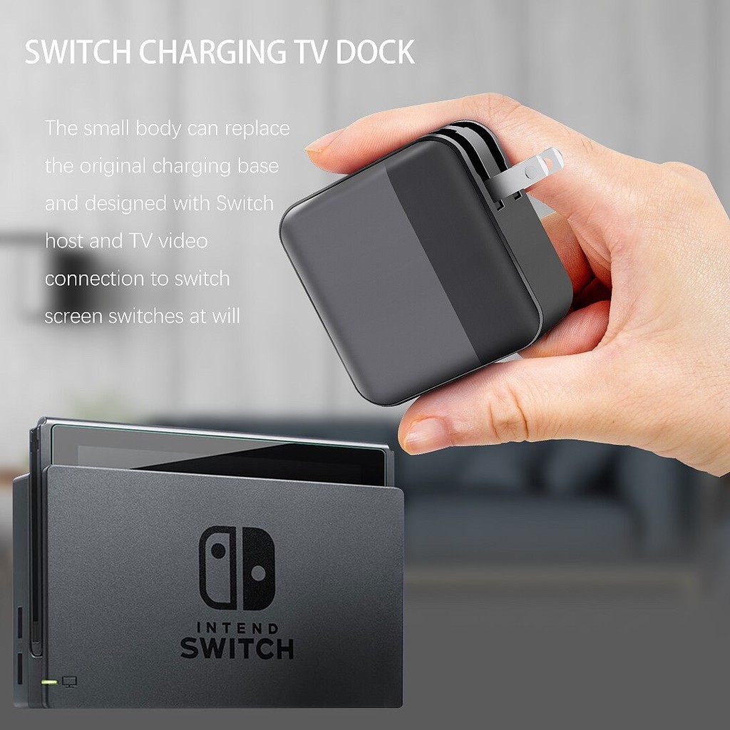 2 in 1 Nintendo Switch Adapter ใช้ชาร์จ+ต่อกับ TV โดยไม่ต้องใช้ dock ได้ (สายชาร์จ Nintendo Switch)(ที่ชาร์จ Switch)