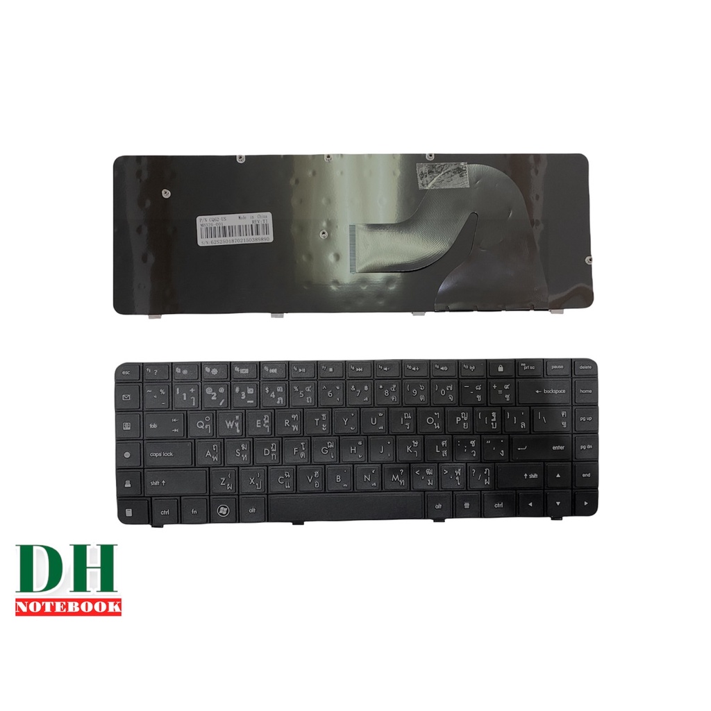 คีย์บอร์ดโน๊ตบุ๊ค keyboard HP Compaq CQ62 G62 CQ56 CQ62 CQ62-100 CQ62-200 CQ62-300  TH-ENG