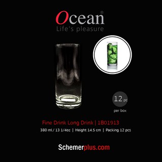 แก้วลองดริ้งค์ OCEAN GLASS B01913 Fine Drink Long Drink 13 oz. | 12 pcs./box