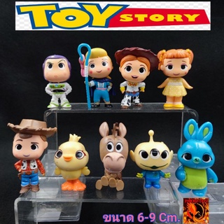 โมเดล Toy Story ขนาด 6-9 Cm. ครบชุด 9 ตัว สวย น่ารัก พร้อมส่ง