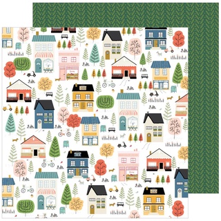 Jen Hadfield The Avenue Double-Sided Cardstock 12"X12" by Pebbles