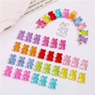 ลูกปัดหมี Haribo bear mini ขนาด 1 cm. 10 สีใหม่