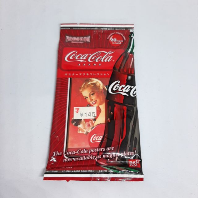 ของสะสมโค้ก แม็กเน็ต Poster MAGNE Coca-Cola งาน Bandai 2003