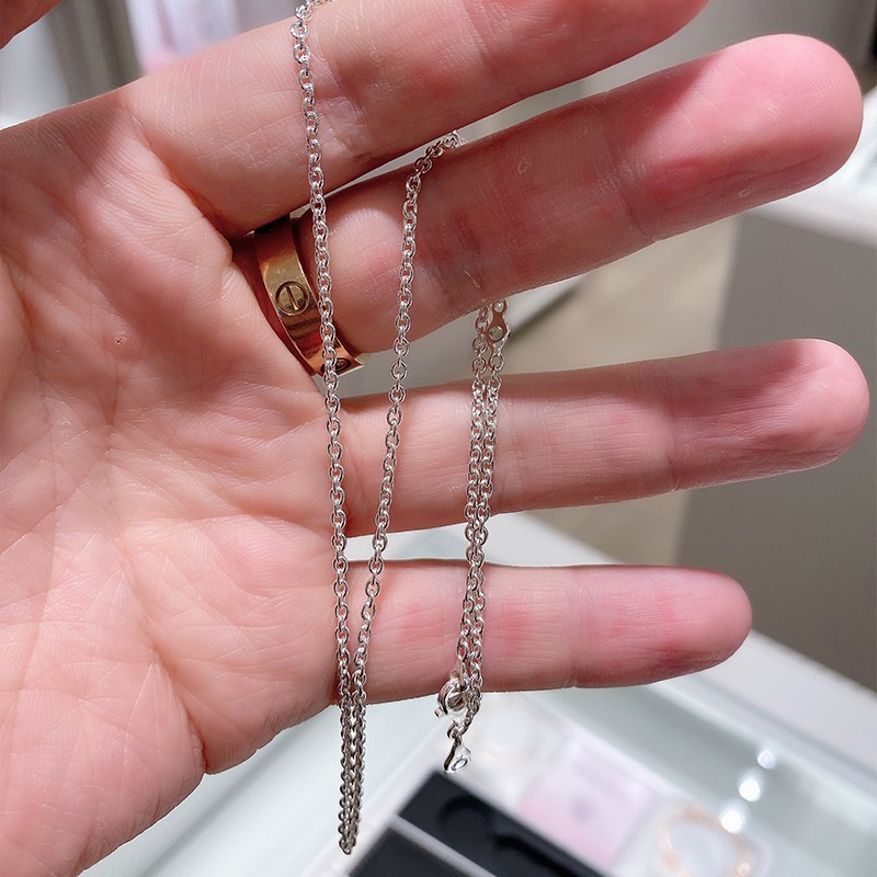 หุ้นในประเทศ Pandora ซื้อ 925 เงิน 590200 พร้อมจี้ลูกปัดสร้อยคอเด็กผู้ชายพื้นฐาน