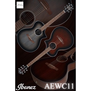 กีตาร์โปร่งไฟฟ้า Ibanez AEWC11