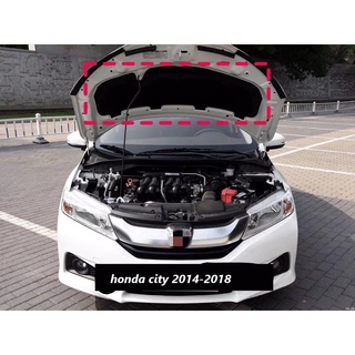 ฝาครอบกระโปรงหน้ารถยนต์ ฉนวนกันความร้อน สําหรับ Honda City GM6 2014 2015 2016 2017 2018 2019 T9A