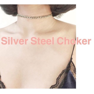 Silver steel choker