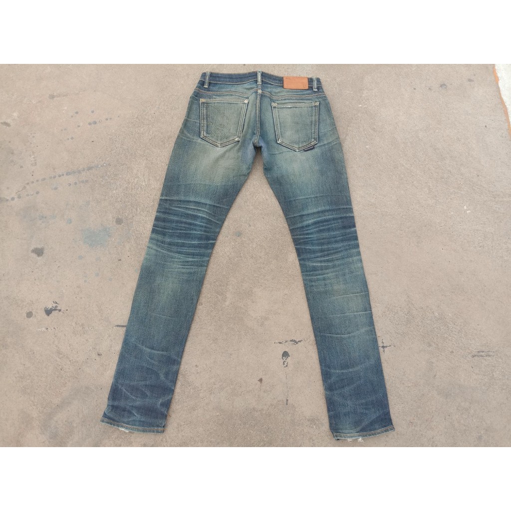 กางเกงยีนส์ indigoskin jeans skinny มือสอง เอว 30"