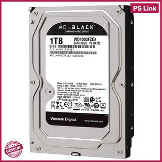 WD Caviar Black HDD, 1TB, 7200RPM, 64MB Cache, SATA III (6GB/S) ฮาร์ดดิสค์ ของแท้ (WD1003FZEX)