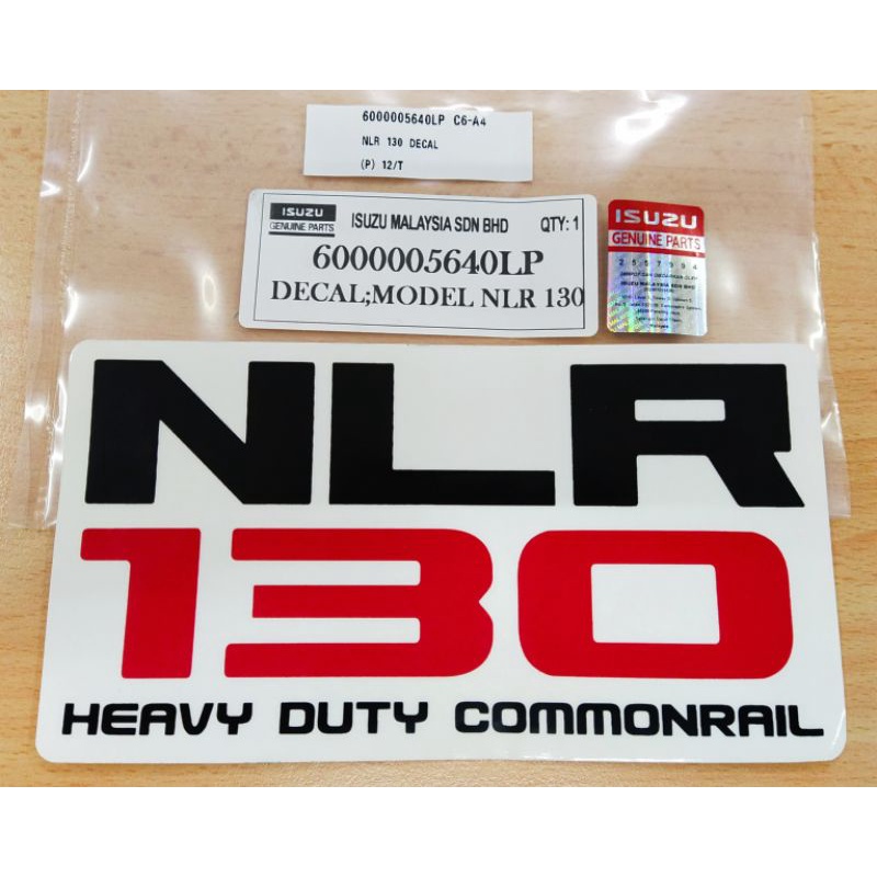 สติ๊กเกอร์ FZ - NLR 130