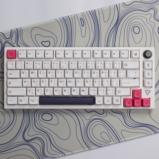 คีย์แคป คีย์ไทย ภาษาไทย/รากญี่ปุ่น Kon Momo Keycaps Dye Sublimation PBT XDA Profile เหมาะสม 61/64/68/78/84/87/96/980/104