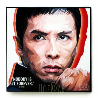 Donnie Yen ดอนนี่ เยน Ip Man ยิปมัน กังฟู นักแสดง Hollywood รูปภาพ​ติด​ผนัง​ pop art กรอบรูป แต่งบ้าน ของขวัญ โปสเตอร์