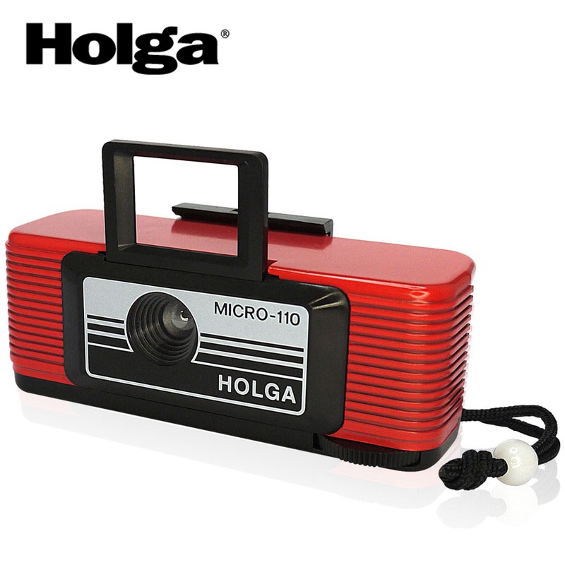 กล้อง holga Micro 110 LOMO ขนาดกะทัดรัดสีแดง