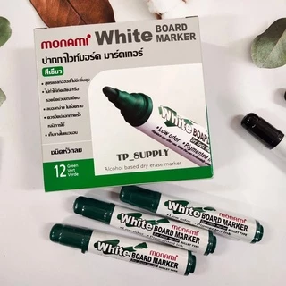 ปากกาไวท์บอร์ด Monami โมนามิ ยกกล่อง (12ด้าม/กล่อง) whiteboard marker BM500 ถูกที่สุด