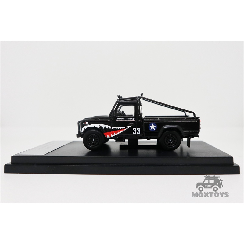 Master 164 Land Rover Defender PickUp Truck Shark BlackGreen Diecast ...
