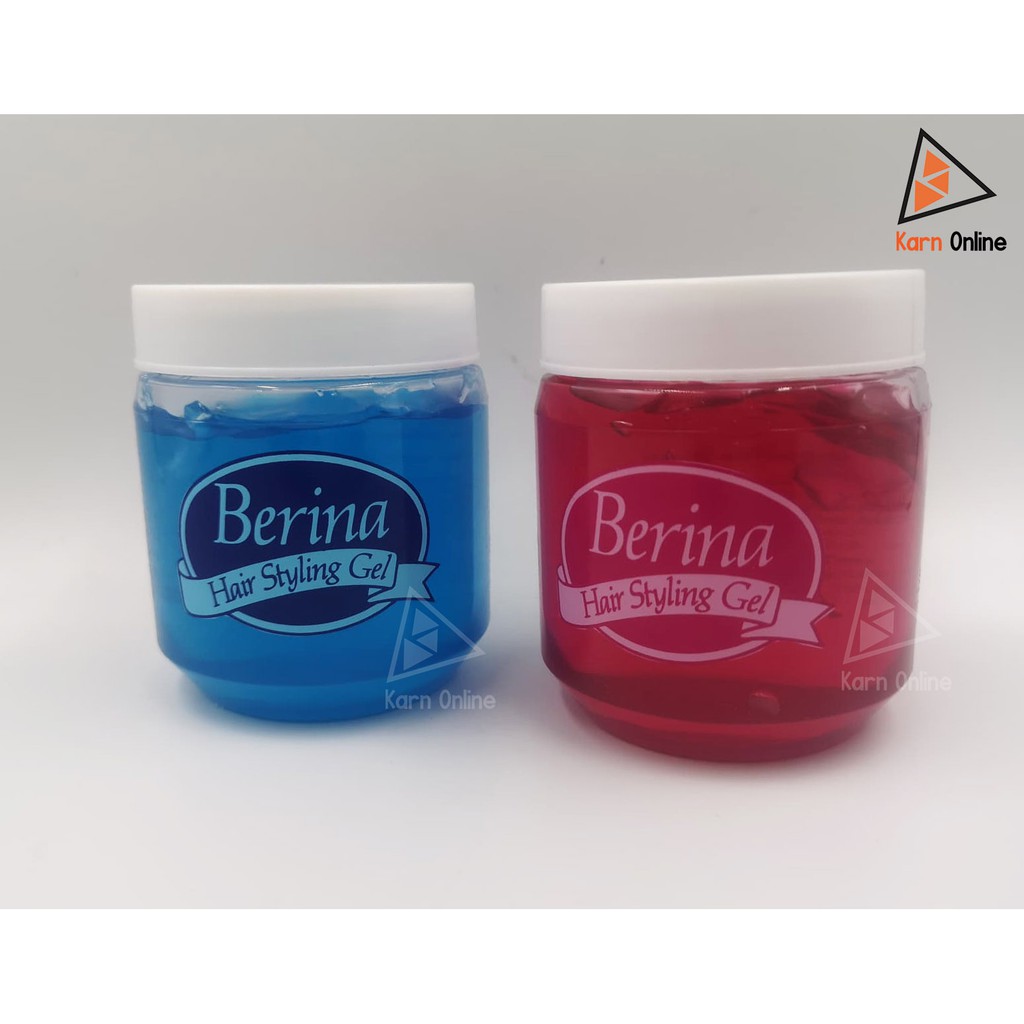 Berina Hair Styling Gel เบอริน่า เจลแต่งผม 300 กรัม (มี 2 สี) เจลจีดแต่งทรงผม อยู่ทรงนานตลอดวัน