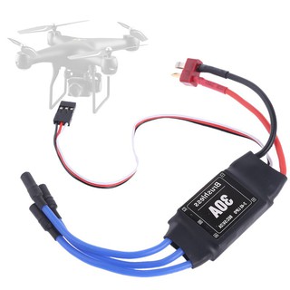 มอเตอร์ไฟฟ้าควบคุมความเร็ว Rc Brushless 30 A Esc 2-4 S 5 V 2a Bec Rc Multicopter