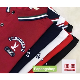 🥳 งานเสื้อคอปก โปโล CC DOUBLE O  Polo Men03