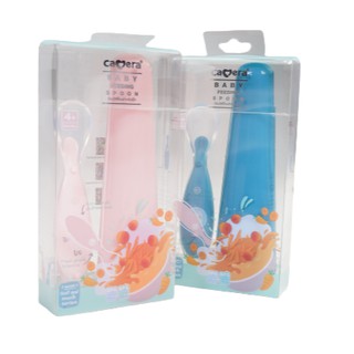 CAMERA | ช้อนซิลิโคน แบบสั้นพร้อมกล่องสำหรับเด็ก C-FE-3218