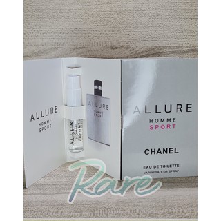 Chanel Allure homme sport EDT 2ml.ขวดแก้วหัวสเปรย์ ขนาดทดลอง