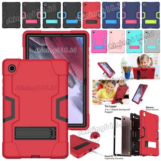 For Samsung Galaxy Tab A8 10.5 2021 SM-X200 X205 Multiple Protection Heavy Case With Bracket Contrast Color Tablet Cover