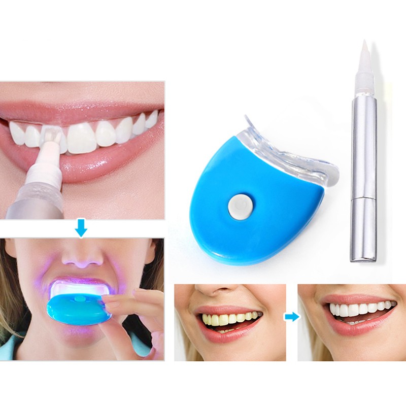 Auquest Mini Cold Light Whitening Lamp Dental Teeth Whitening Gel Pen ...