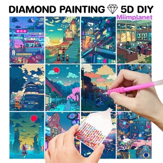 (พร้อมส่ง🇹🇭) ภาพปักเพชรคริสตัล 💎30x40cm 5D DIY Diamond Painting ภาพวาด ครอสติสคริสตัล Landscape Anime อนิเมะ ตกแต่งบ้าน