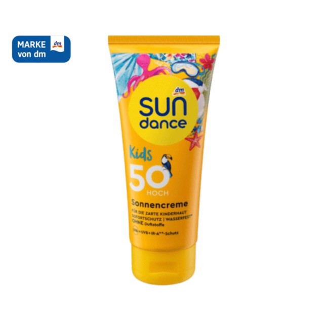 ปกป้องผิวลูก SPF 50🌤️☀️ครีมกันแดดสำหรับเด็ก Sun dance by dm 100ml.