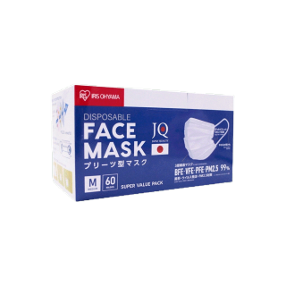 [ลดแรง เดือนเดียว] IRIS OHYAMA หน้ากากอนามัยแบรนด์ดังจากญี่ปุ่น ไซส์ M 60 ชิ้นต่อกล่อง กันโควิด และ PM 2.5 Face Mask