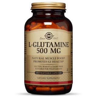 🌟PreOrder🌟Solgar, L-Glutamine, 500 mg, 250 Vegetable Capsules