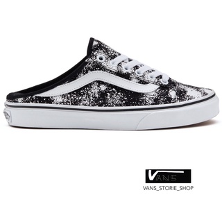 VANS STYLE 36 MULE OVER SPRAY BLACK SNEAKERS สินค้ามีประกันแท้