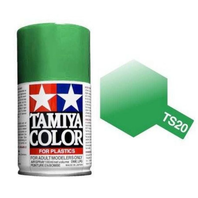 TAMIYA 85020 TS-20 METALLIC GREEN (GLOSS) สีสเปรย์ทามิย่า