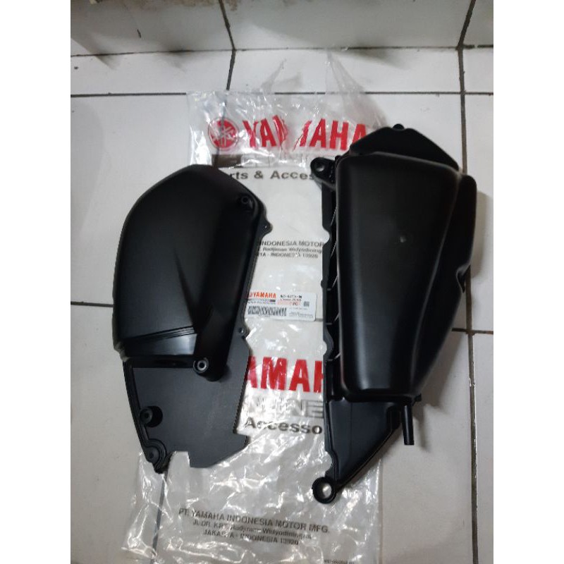แพ็คเกจกล่องกรอง Yamaha Aerox 155 ดั้งเดิม B65-E4411-00 และ B65-E4412-001 ชุดกล่องและฝาครอบกล่อง