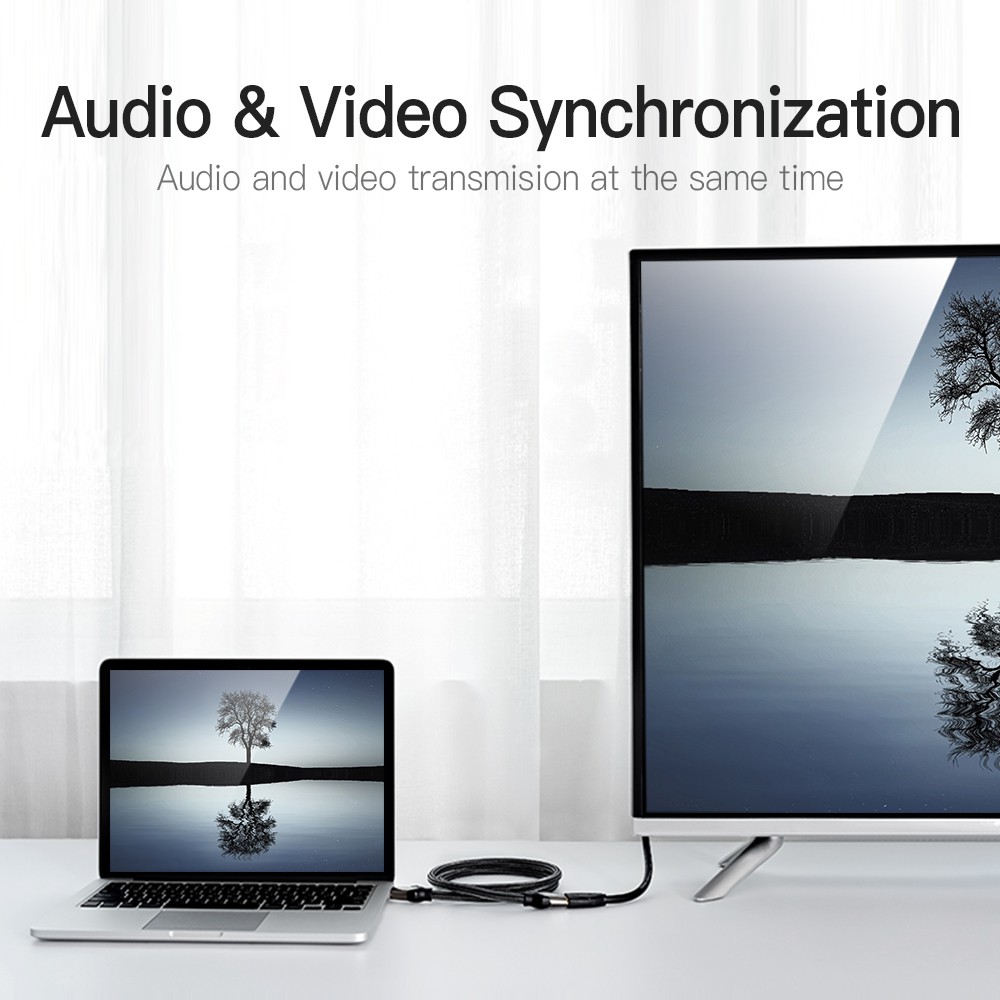 Vention สายต่อ HDMI 1080P ตัวผู้ เป็น ตัวเมีย สาย HDMI สําหรับโปรเจคเตอร์ แล็ปท็อป PC