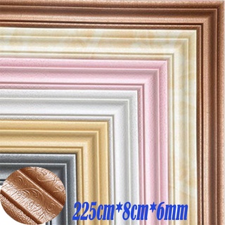 （high quantity）2.3m ขอบบัว 3D wallpaper พร้อมส่ง คิ้วบัว วอลเปเปอร์ สติกเกอร์ขอบบัว 3D วอล์เปเปอร์สามมิติ ติดห้องเด็ก