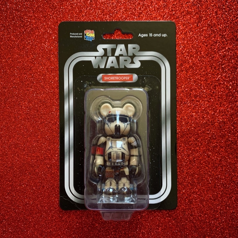 Medicom toy 100% Bearbrick Star Wars Be@rbrick Shoretrooper