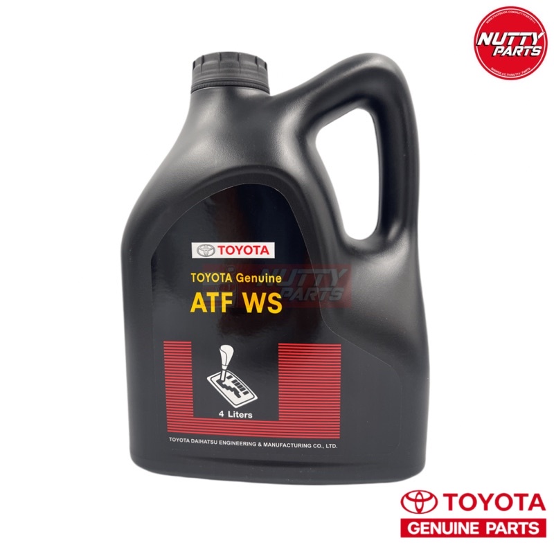 แท้ TOYOTA น้ำมันเกียร์ออโต้ ATF WS 4 ลิตร (08886-81430)