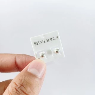 ต่างหูเงินแท้ Pin Earrings 92.5% (หมุด)