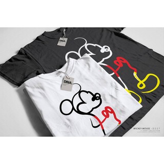 พร้อมส่ง!! เสื้อยืด Oversize คอกลมแขนสั้น ดีเทลลายมิกกี้เมาส์ Mickey Mouse