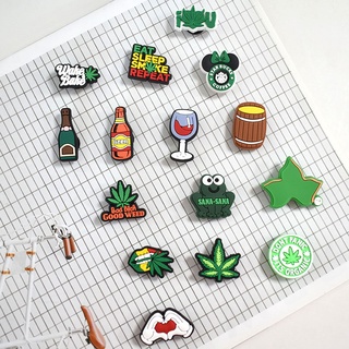 กระดุม รูปรองเท้า Croc Jibz Pins Oasis DIY