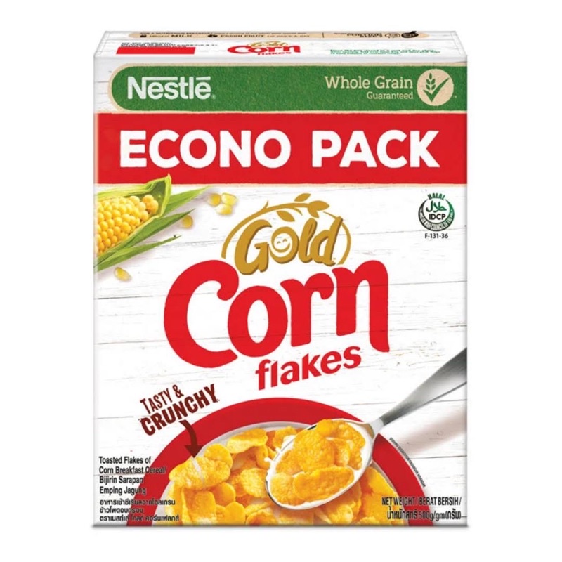 Cornflakes Nestle Gold 500g คอร์นเฟลกส์ ตรา เนสท์เล่ โกลด์ 500 กรัม