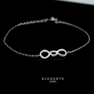 Infinite shine bracelet สร้อยข้อมือเงินแท้100%